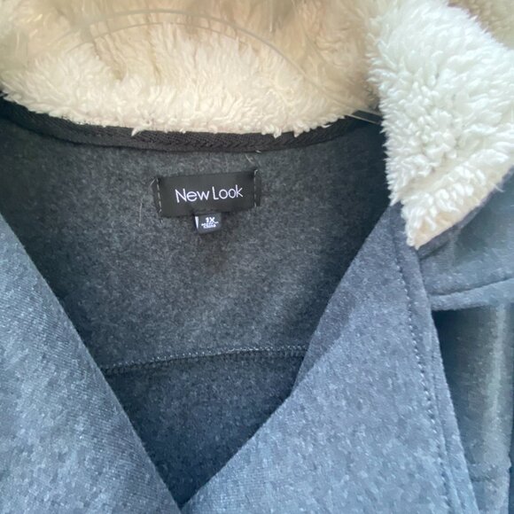 New Look Winter Jacket Hooded Size 1x Lightweight - Picture 3 of 5